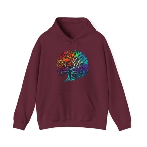 Rainbow Tree Hoodie